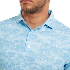 FootJoy Cloud Camo Lisle Men's Golf Polo Shirt 80004 -Cheap Clothing Store FJ 80004 05 700x700