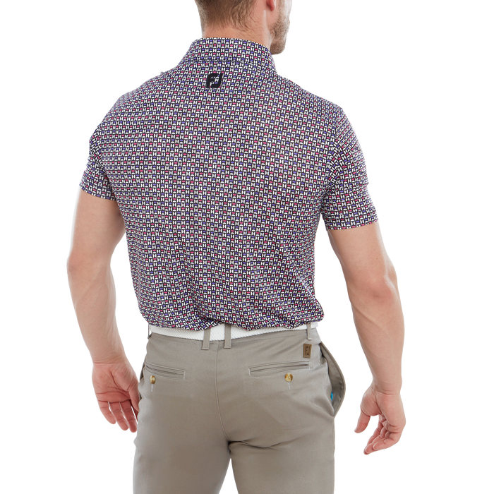 FootJoy Half Moon Lisle Men's Golf Polo Shirt 80012 5 FootJoy Half Moon Lisle Men's Golf Polo Shirt 80012 - Image 3