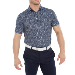 FootJoy Tossed Tulips Lisle Men's Golf Polo Shirt 80020 -Cheap Clothing Store FJ 80020 02 700x700