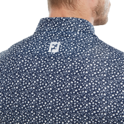 FootJoy Tossed Tulips Lisle Men's Golf Polo Shirt 80020 -Cheap Clothing Store FJ 80020 05 700x700