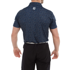 FootJoy Glass Print Lisle Men's Golf Polo Shirt 80038 -Cheap Clothing Store FJ 80038 03 700x700