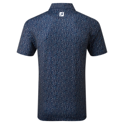 FootJoy Glass Print Lisle Men's Golf Polo Shirt 80038 -Cheap Clothing Store FJ 80038 04 700x700