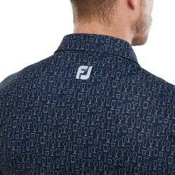 FootJoy Glass Print Lisle Men's Golf Polo Shirt 80038 -Cheap Clothing Store FJ 80038 05 700x700