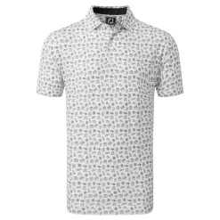 FootJoy Travel Print Lisle Men's Golf Polo Shirt 80046