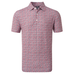 FootJoy Confetti Print Men's Golf Pique Shirt 80089