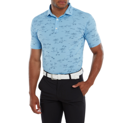 FootJoy Tropic Print Lisle Men's Golf Polo Shirt 80092 8 FootJoy Tropic Print Lisle Men's Golf Polo Shirt 80092 -Cheap Clothing Store FJ 80092 02 700x700