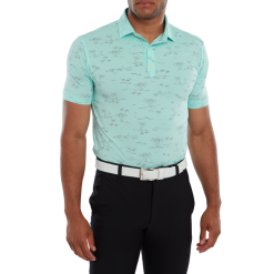 FootJoy Tropic Print Lisle Men's Golf Polo Shirt 80095 8 FootJoy Tropic Print Lisle Men's Golf Polo Shirt 80095 -Cheap Clothing Store FJ 80095 02 700x700