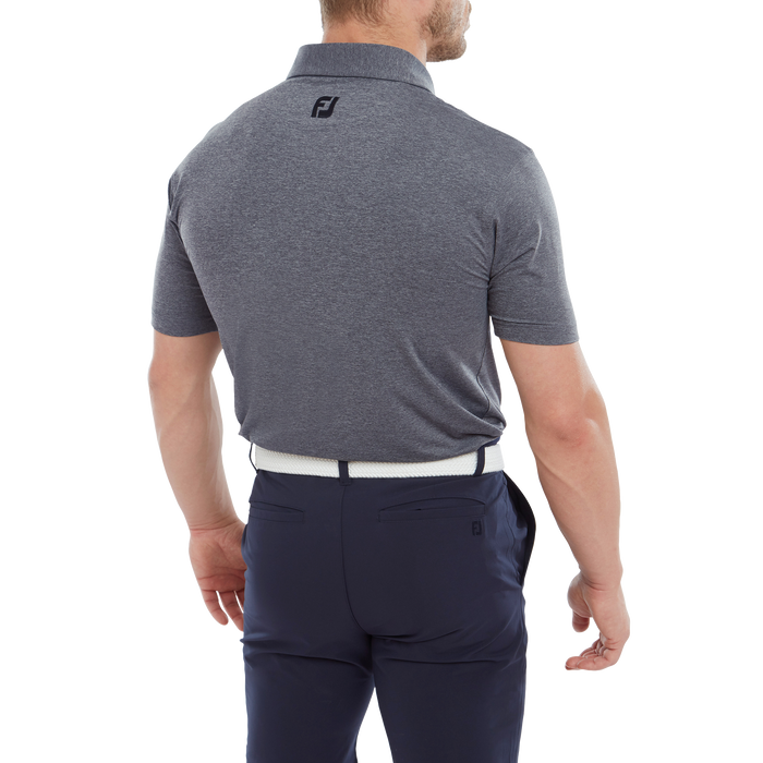 FootJoy Heather Self Collar Men's Golf Polo Shirt 80137 5 FootJoy Heather Self Collar Men's Golf Polo Shirt 80137 - Image 3