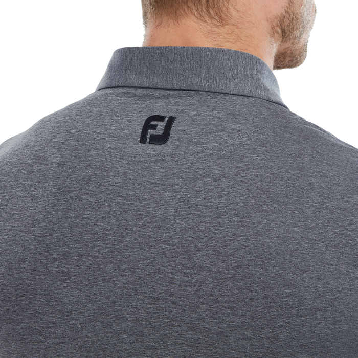 FootJoy Heather Self Collar Men's Golf Polo Shirt 80137 7 FootJoy Heather Self Collar Men's Golf Polo Shirt 80137 - Image 5