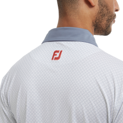 FootJoy Diamond Dot Print Lisle Golf Shirt 88365 12 FootJoy Diamond Dot Print Lisle Golf Shirt 88365 -Cheap Clothing Store FJ 88365 05 700x700