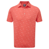 FootJoy School Of Fish Print Lisle Golf Shirt 88387 -Cheap Clothing Store FJ 88387 01 700x700