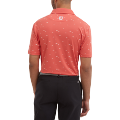 FootJoy School Of Fish Print Lisle Golf Shirt 88387 -Cheap Clothing Store FJ 88387 03 700x700