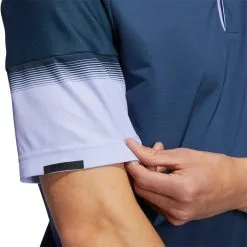 Adidas Statement Content HEAT.RDY Polo Golf Shirt -Cheap Clothing Store GR3097 APP on model detail 2 white 700x700