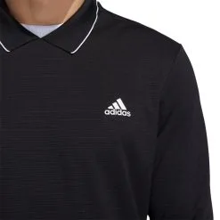 Adidas Thermal Primegreen Long Sleeve Polo -Cheap Clothing Store GU2669 APP on model detail 1 white 700x700