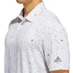 Adidas Flag Print Polo Golf Shirt 9 Adidas Flag Print Polo Golf Shirt -Cheap Clothing Store HA9144 APP on model detail 1 white 700x700