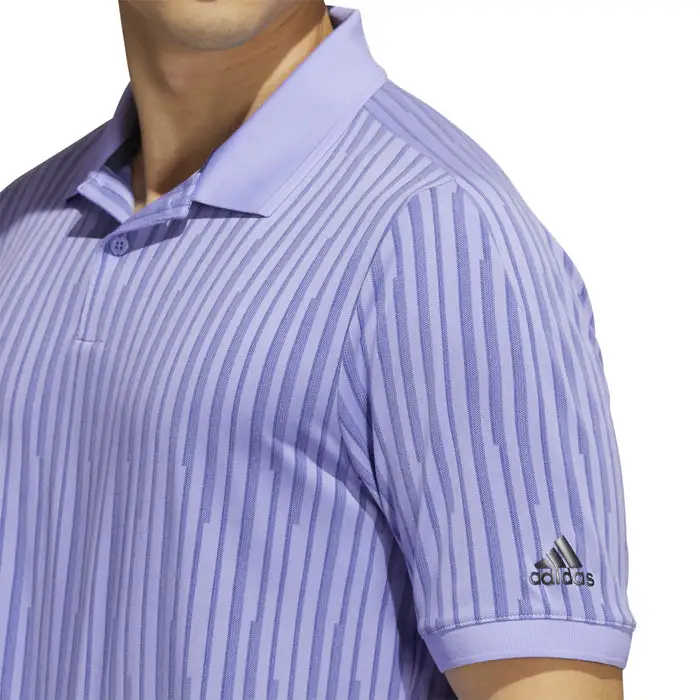 Adidas Jacquard HEAT.RDY Polo Golf Shirt 5 Adidas Jacquard HEAT.RDY Polo Golf Shirt - Image 3