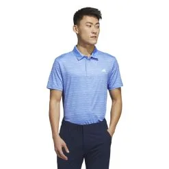Adidas Stripe Zip Men's Golf Polo Shirt -Cheap Clothing Store IC1348 3 APPAREL OnModel StandardView white 700x700